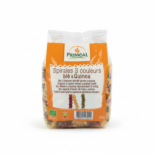 PRIMEAL -- Spirales 3 couleurs quinoa 500gr