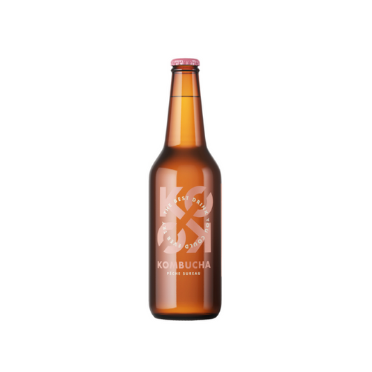 Kombucha pêche sureau bio - 1