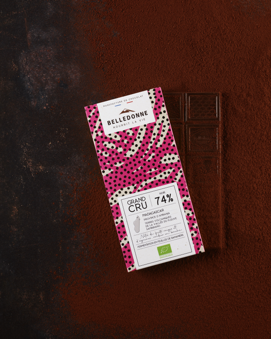 Tablette grand cru - chocolat noir 74% madagascar - 2
